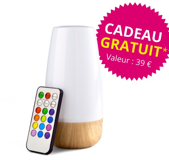 Le cadeau du mois : la lampe LED multicolore