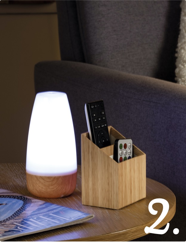 Le cadeau du mois : Le range-télécommandes assorti à votre lame