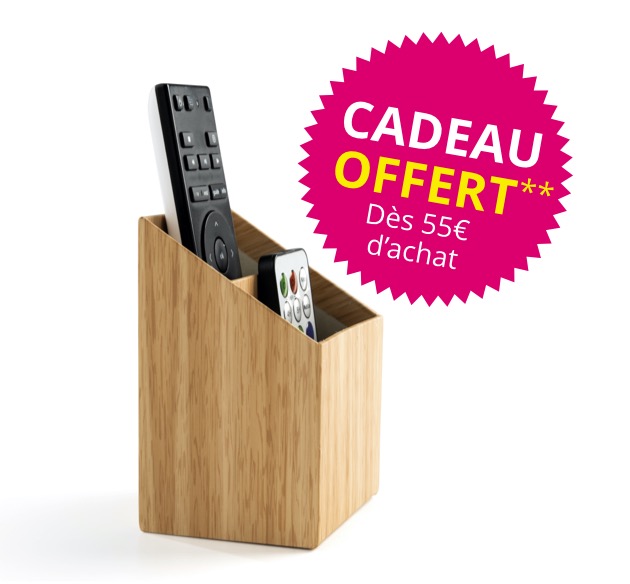 Le cadeau du mois : Le range-télécommandes assorti à votre lame