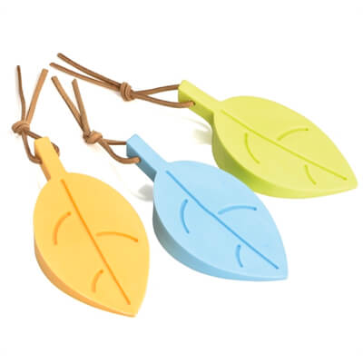 LOT DE 3 BLOQUE-PORTES FEUILLE