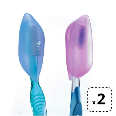 2 protections brosse à dents