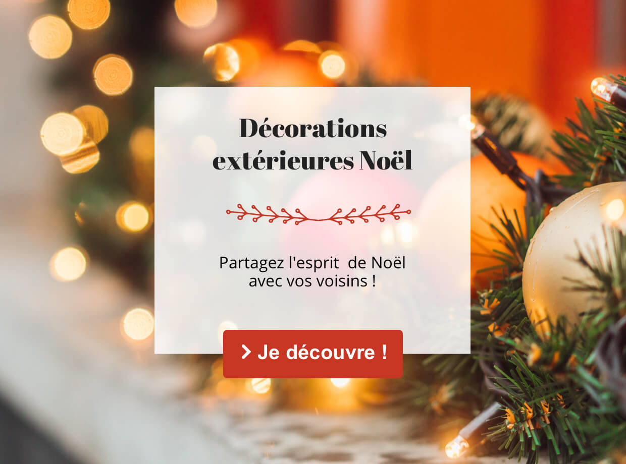 Décorations extérieures Noël